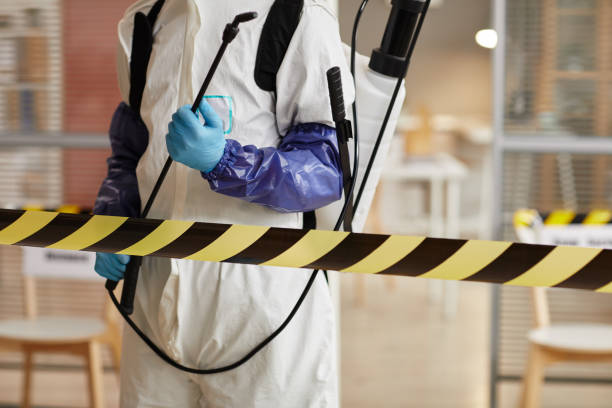 Professional Sewage Cleanup technician working in Somerset, PA